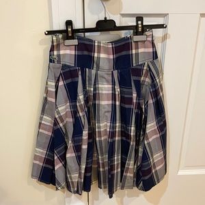Lacoste plaid skirt